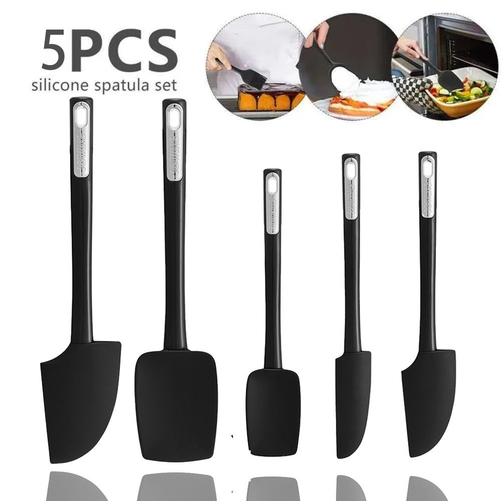 Kitchen Baking Utensil Set - Пищевая силиконовая лопатка, термостойкая ложка для