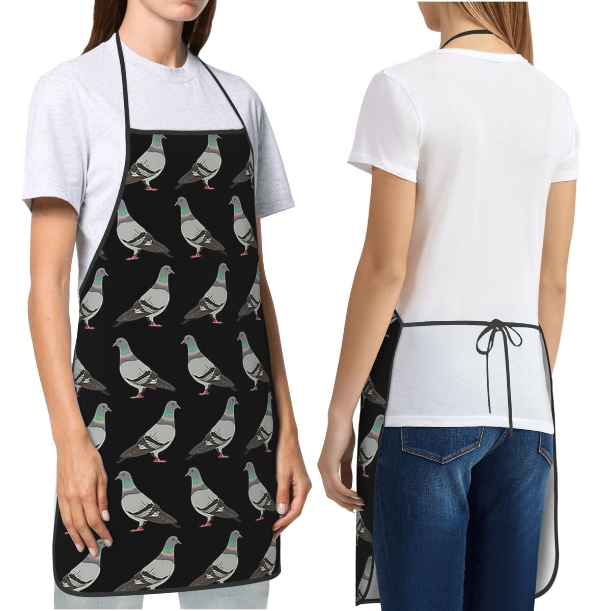 Kitchen Baking Background - Pigeon Walk 2020, фартуки с черным