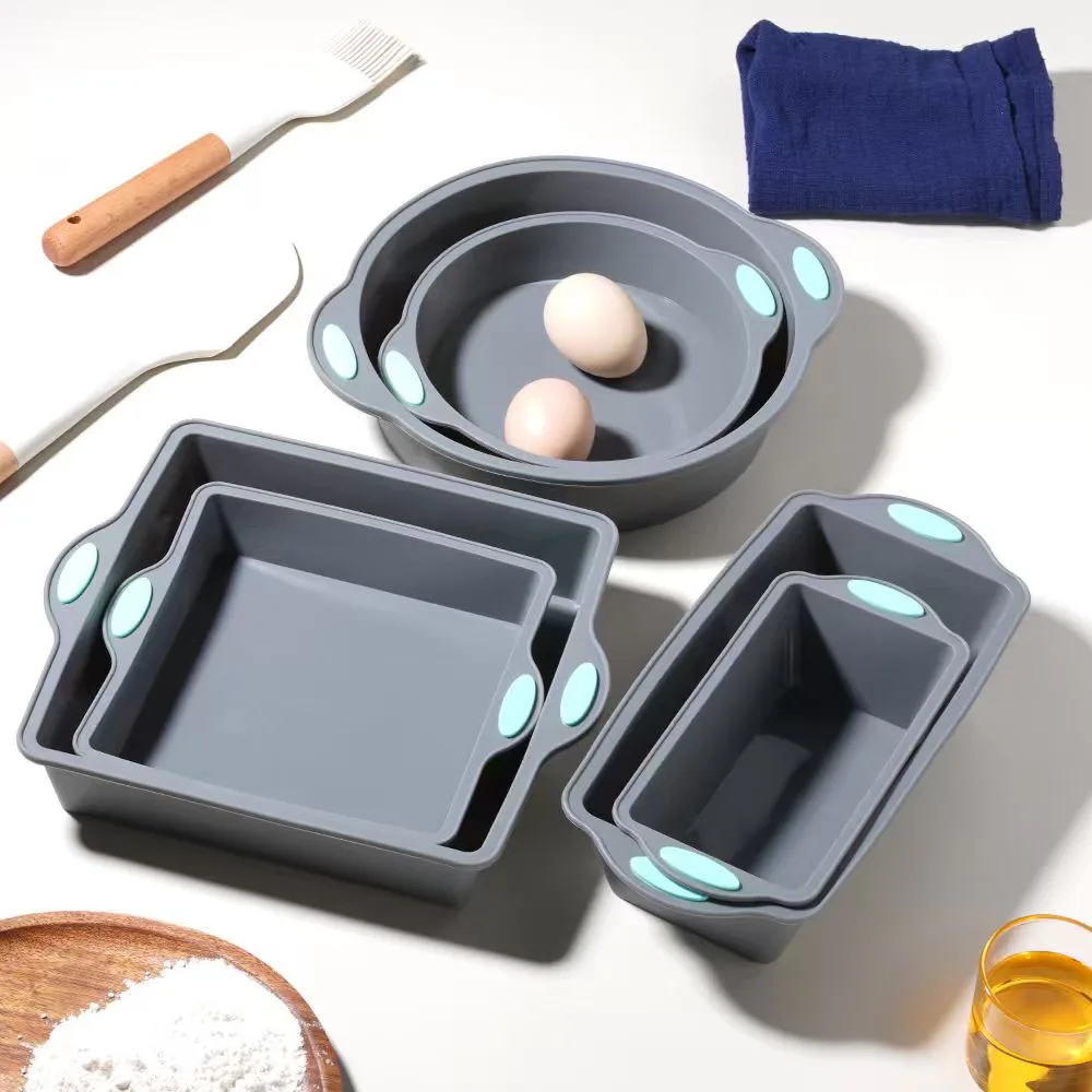 Kitchen Baking Store - Серая термостойкая силиконовая форма для торта,