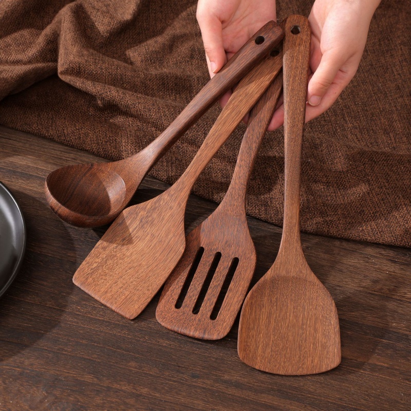 Kitchen Baking Utensil Set - Деревянная лопатка для приготовления пищи, антипригарная,