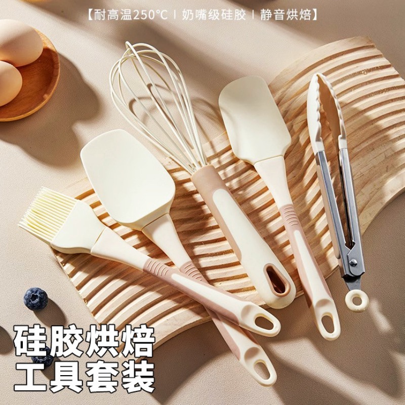 Kitchen Baking Utensil Set - Набор из 5 силиконовых кухонных принадлежностей