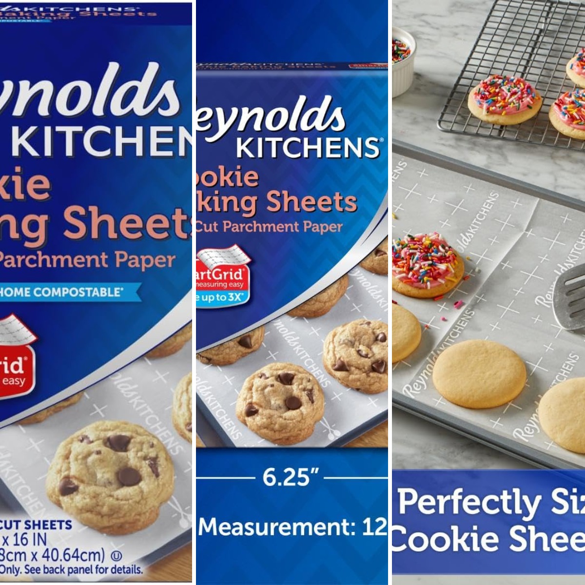 Kitchen Baking Sheets - Бумага для выпечки печенья Kitchens, предварительно