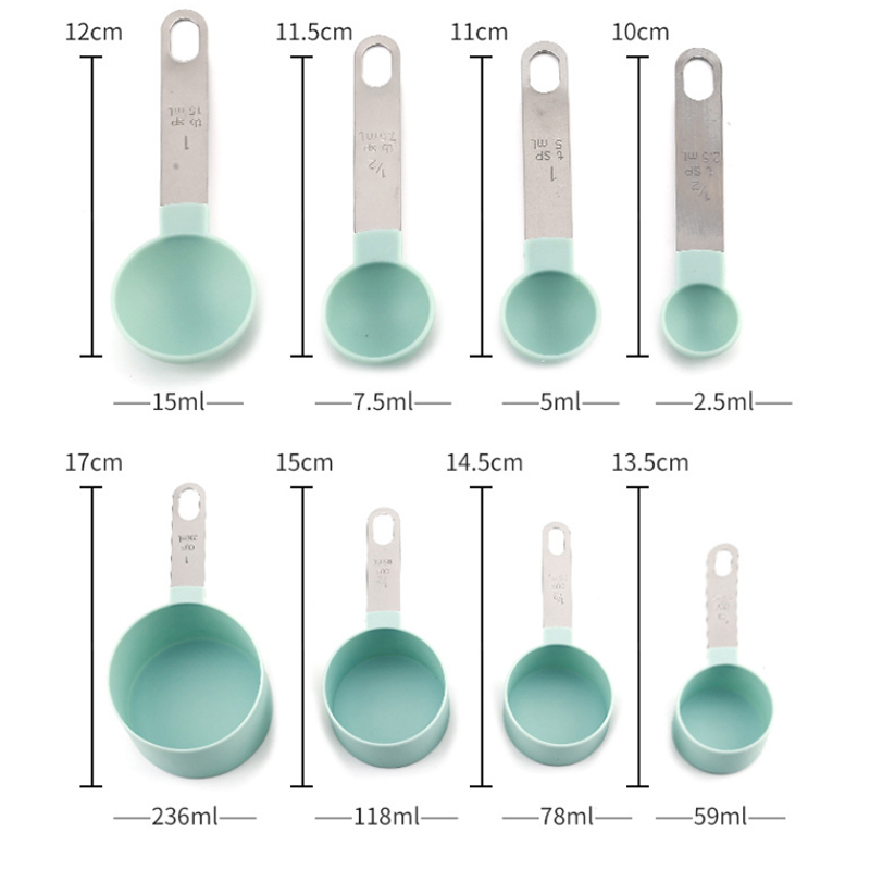 8 шт., мерные чашки, набор лож – обзор и цена Kitchen Baking Utensil Set
