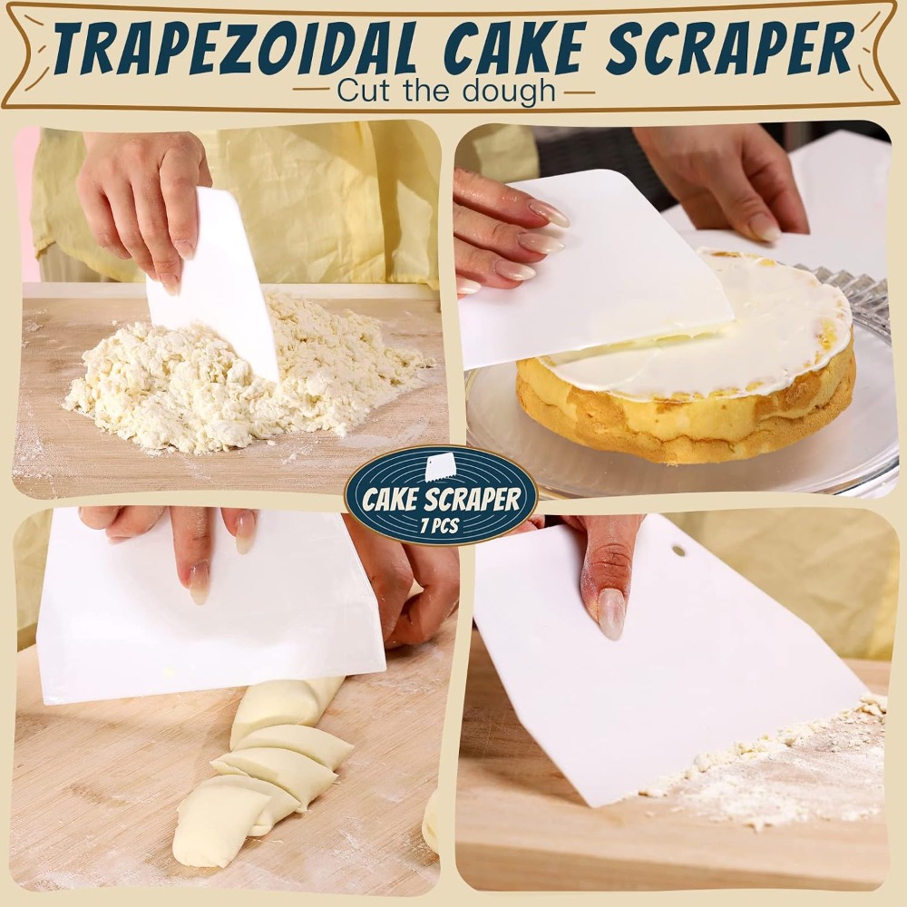 Набор из 7 предметов: скребки  – обзор и цена Kitchen Baking Utensil Set