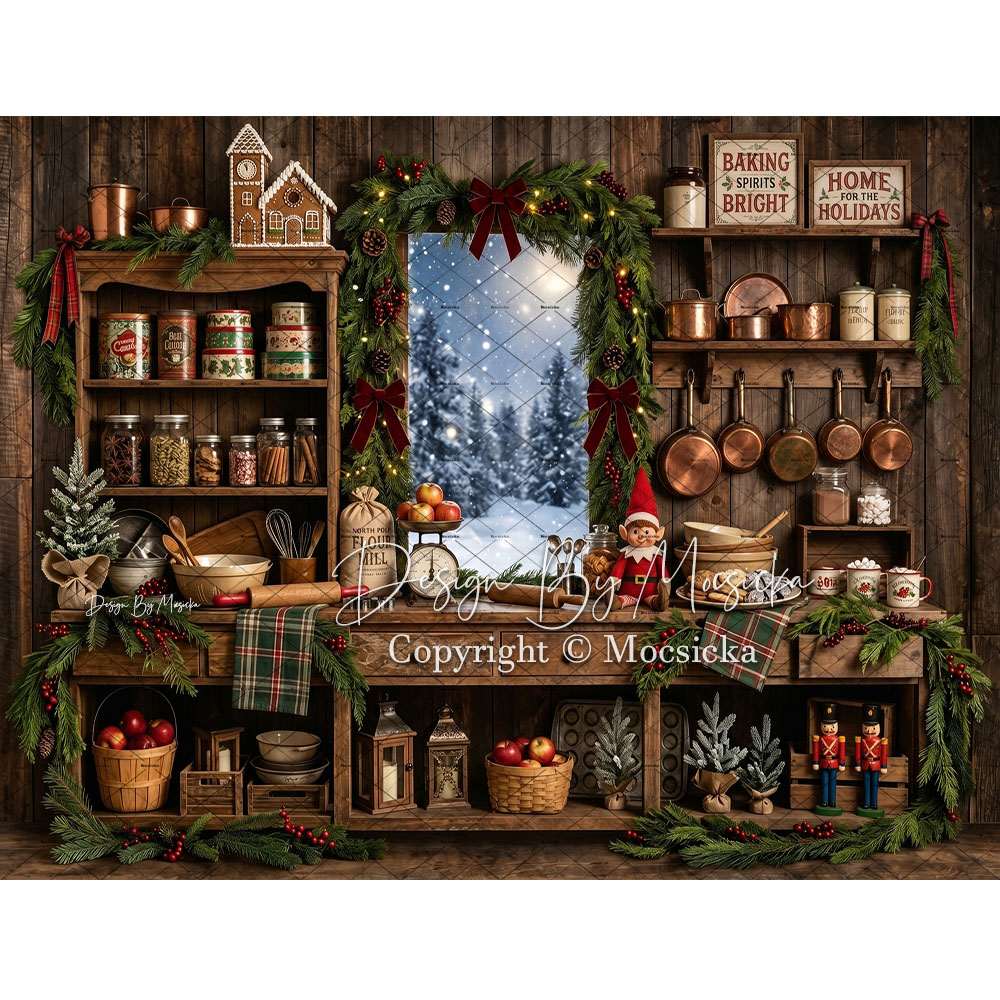 Фон для фотосъемки Mocsicka: Р – обзор и цена Kitchen Baking Background