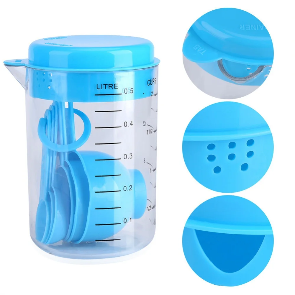 7 шт./компл. пластиковые мерны – обзор и цена Kitchen Baking Utensil Set
