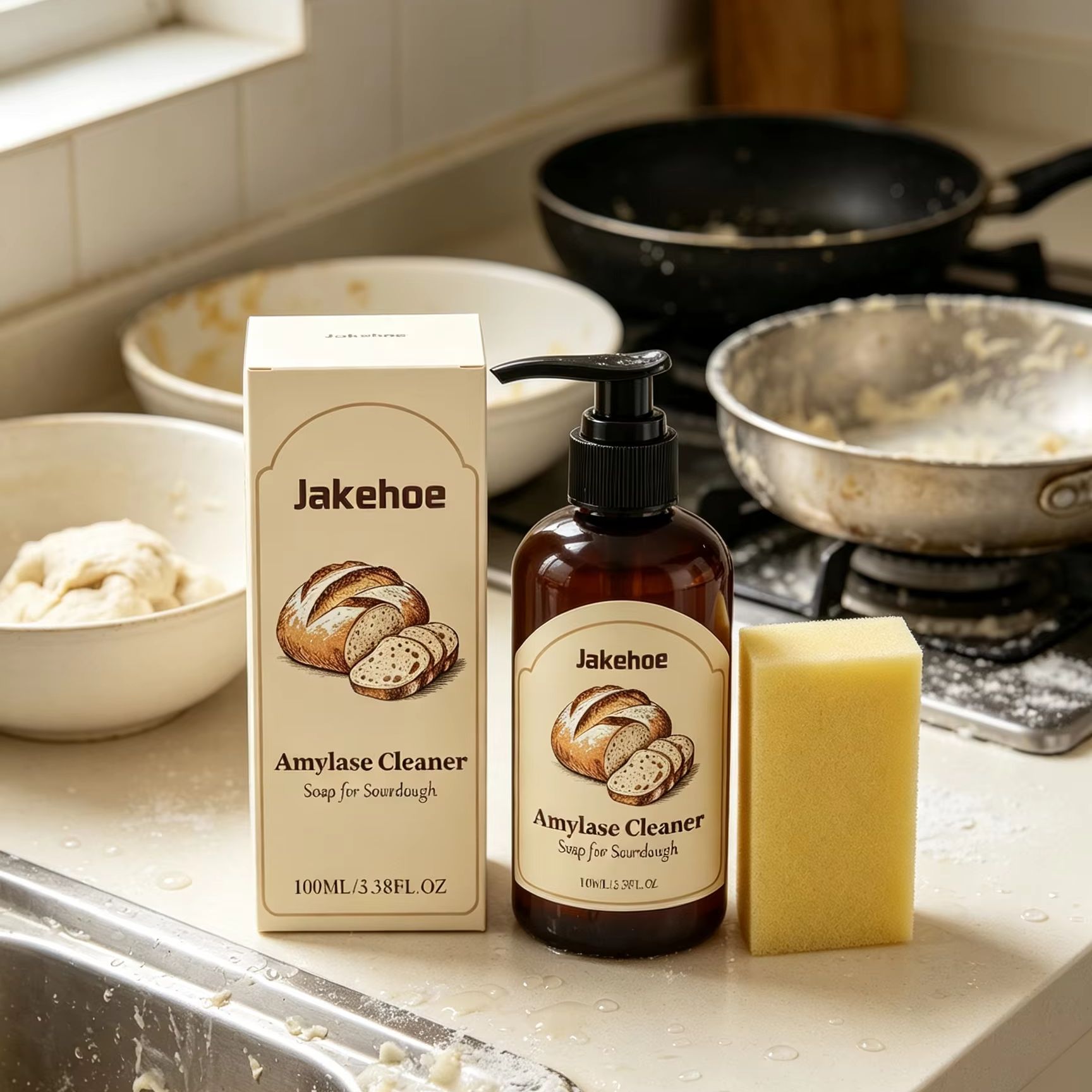 Мыло-очиститель Jakehoe Amylas – обзор и цена Kitchen Baking Mess
