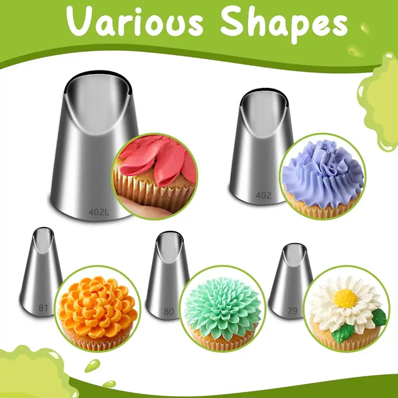 Набор из 5 насадок для кондите – обзор и цена Kitchen Baking Store
