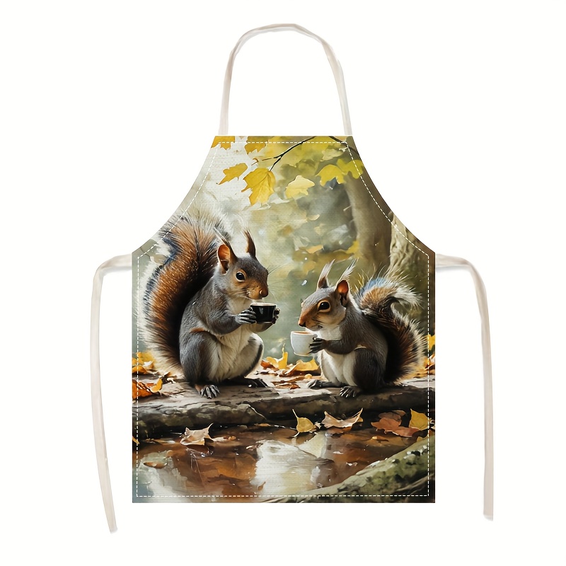 Льняной фартук с принтом «Волн – обзор и цена Kitchen Baking Area Ideas