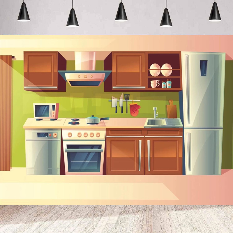 Фон для фотосъемки с героями м – обзор и цена Kitchen Baking Background