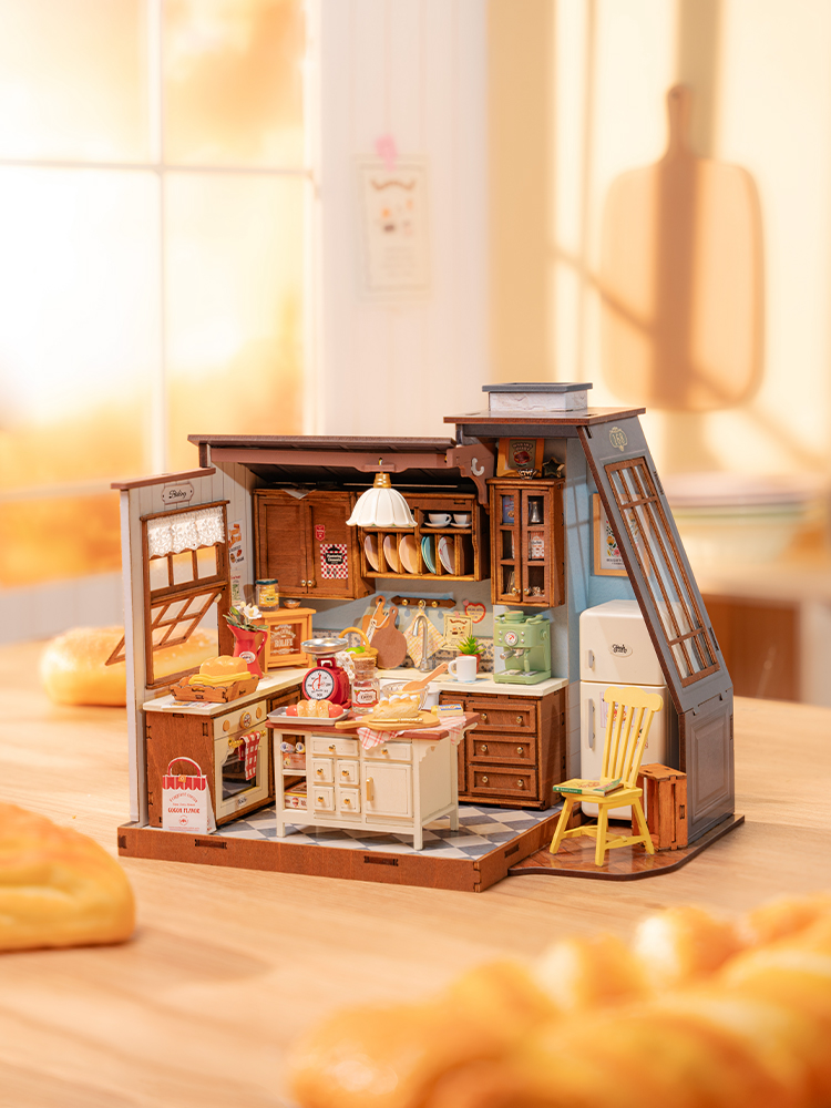 Деревянный кукольный домик Rob – обзор и цена Baking Kitchen Rolife
