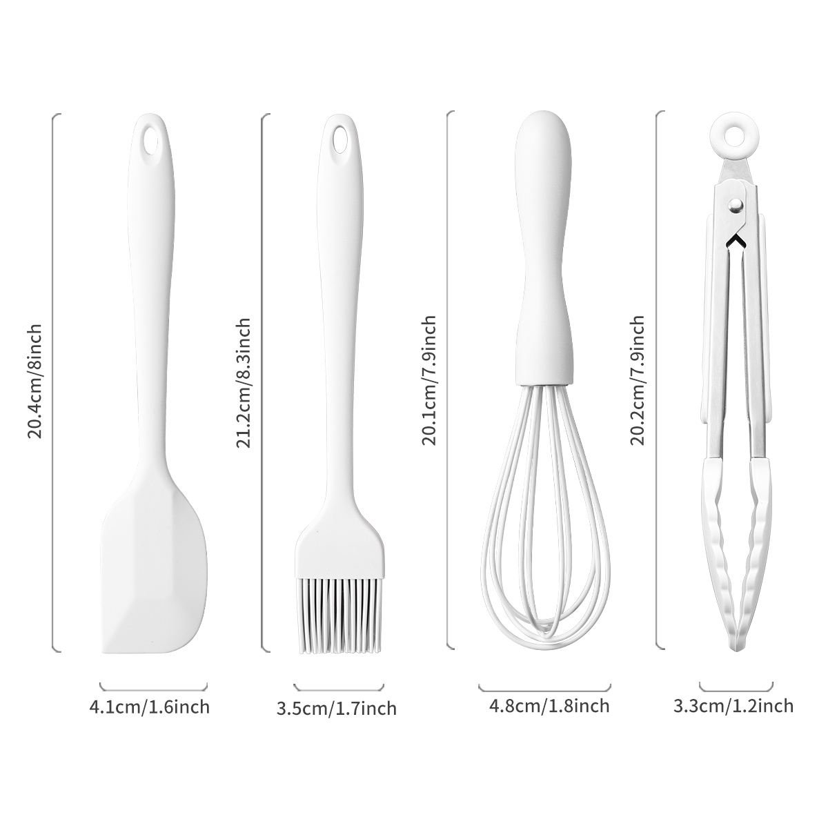4 шт./компл., силиконовый набо – обзор и цена Pastry Brush Silicone