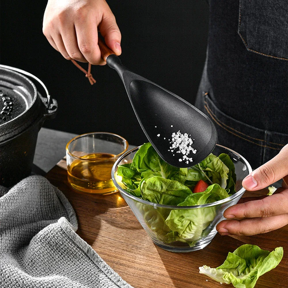 7 шт., черная силиконовая дере – обзор и цена Kitchen Baking Utensil Set